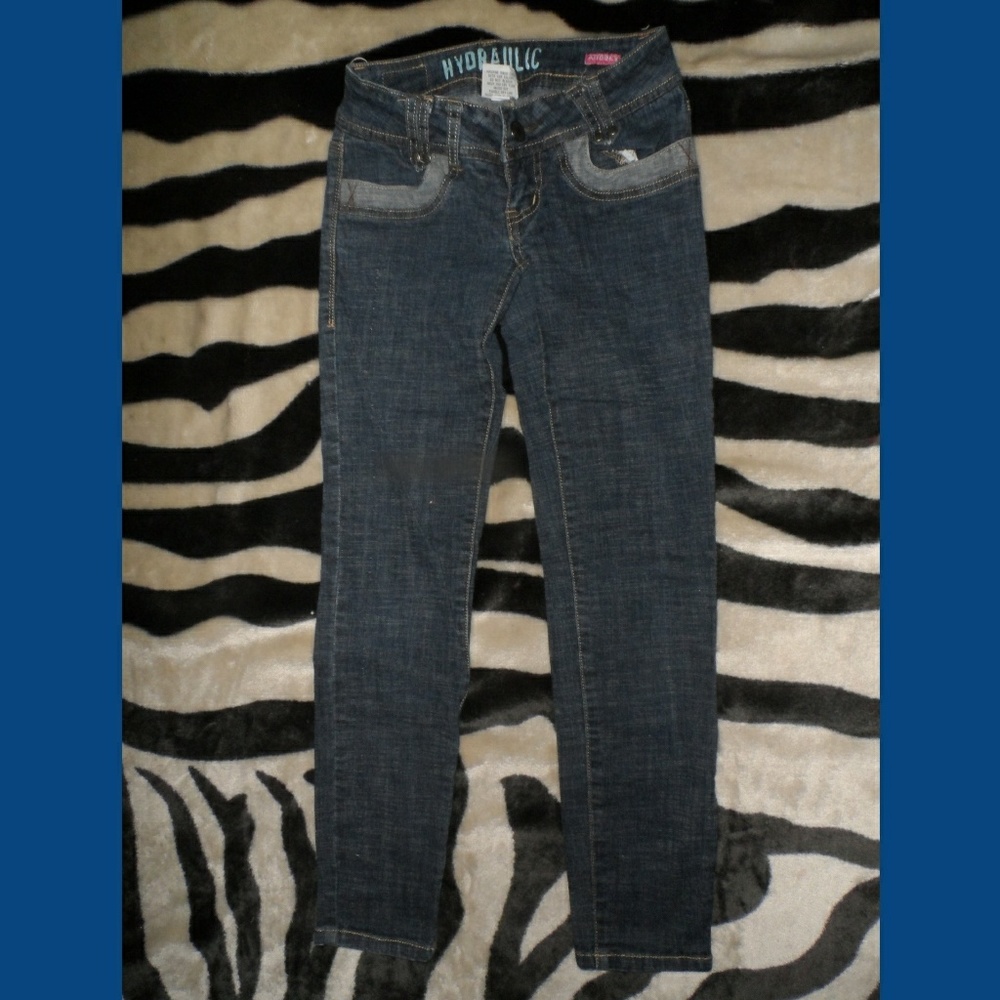 Hydraulic Blue Jean Capris